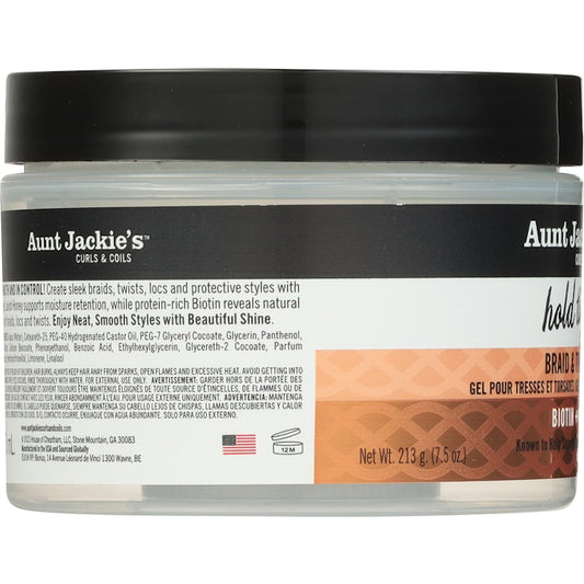 Aunt Jackie's Hold Tight Braid & Twist Gel (7.5oz)