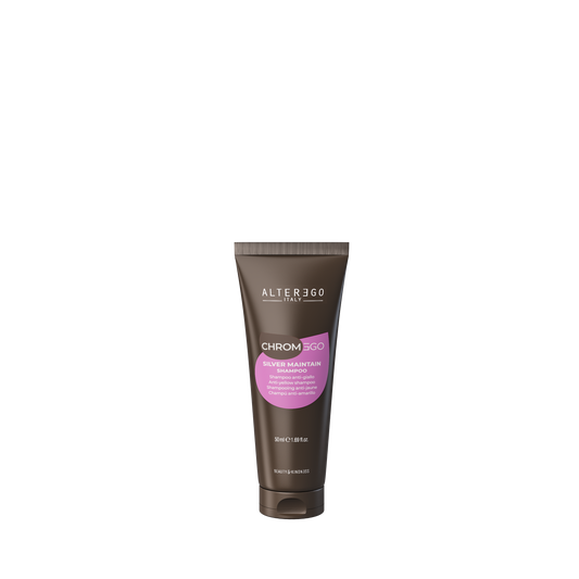 SILVER MAINTAIN SHAMPOO 50ML- CHROM-EGO image 0