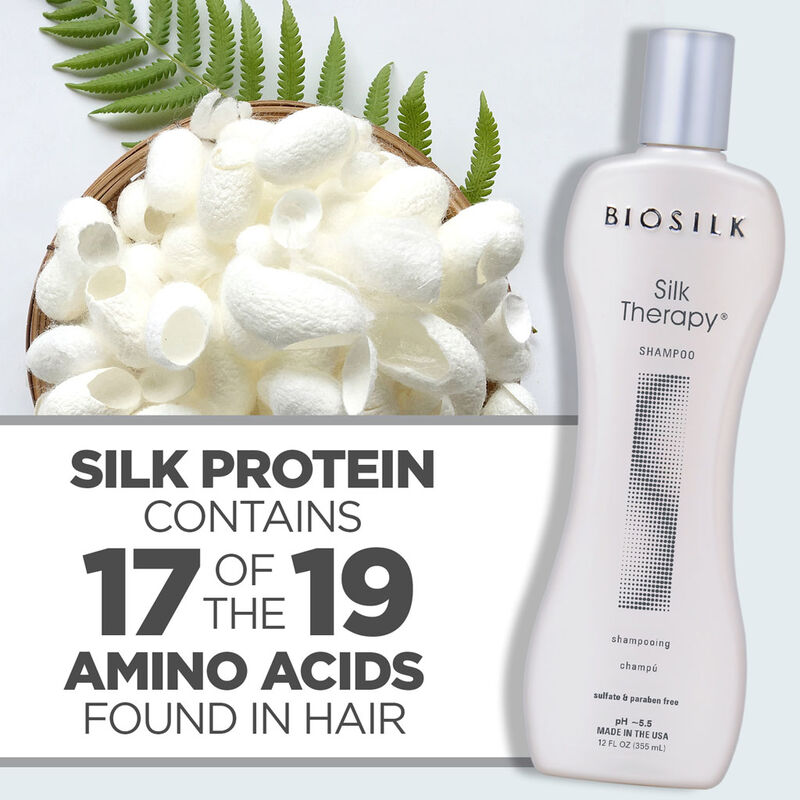 SILK THERAPY SHAMPOO 12 Oz. 355 Ml