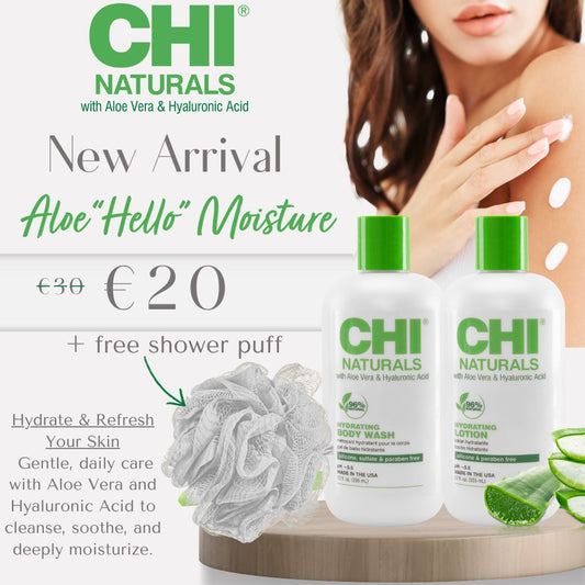 CHI Body Pack – Naturals Collection + Free Loofah image 0