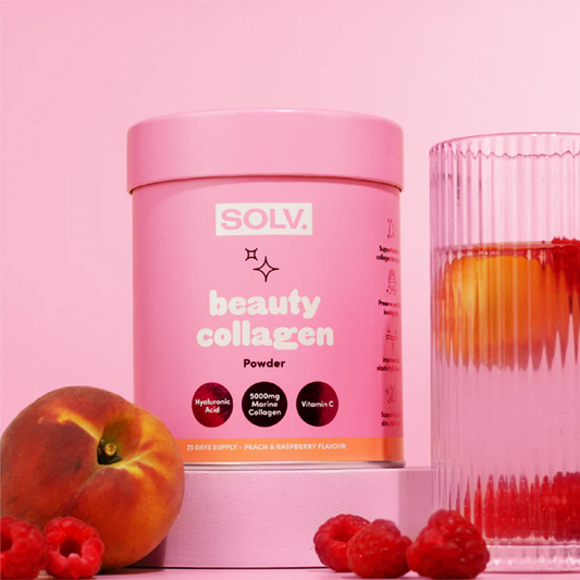 SOLV. - Collagen Powder- Peach & Raspberry 188g