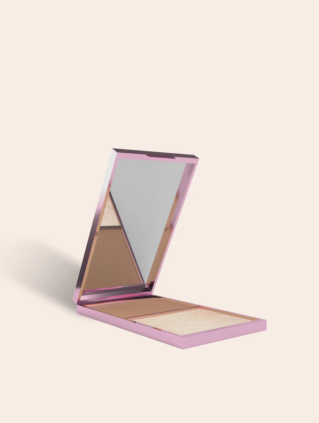 COCOA BROWN CREAM BRONZER AND HIGHLIGHTER PALLETE