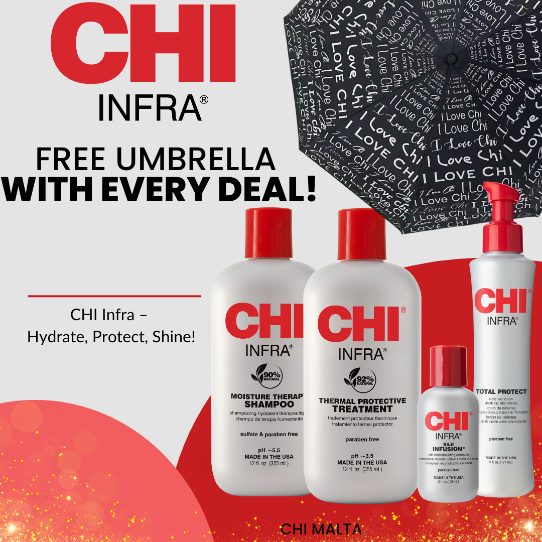 CHI Infra Treatment 4 Product + Free Umbrella