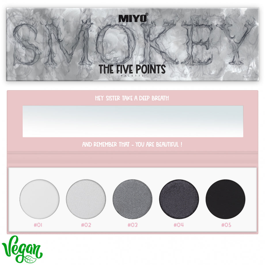 MIYO  04-5 Point Palette eyeshadows Smokey image 0