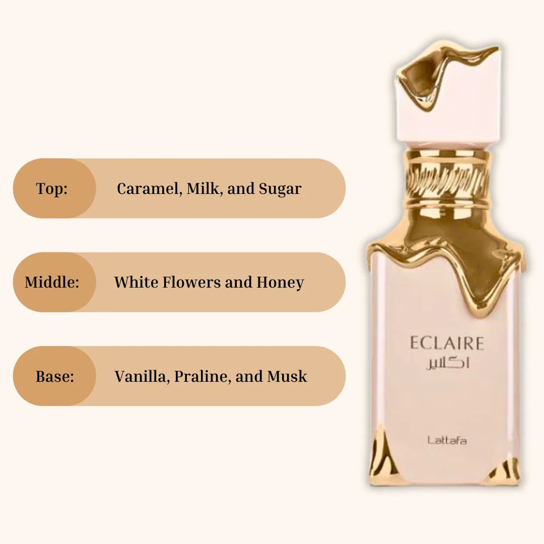 Eclaire Eau de Parfum Spray 100ml (3.4 oz) by Lattafa