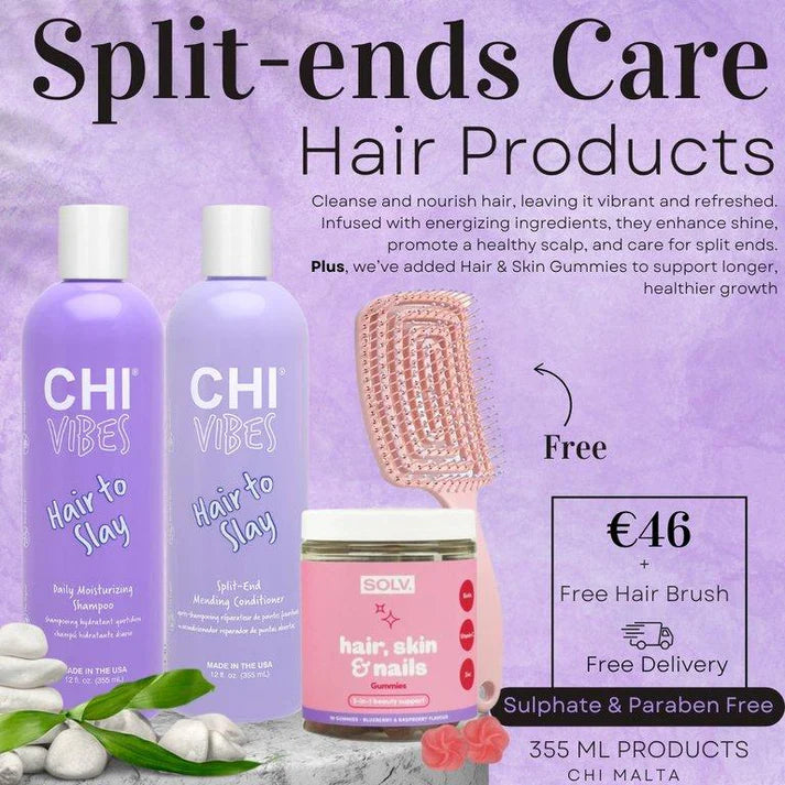 CHI Split-Ends Care Vibes Set Solv + Free Brush