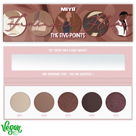 MIYO  04-5 Point Palette eyeshadows FEMININE FLAME image 0