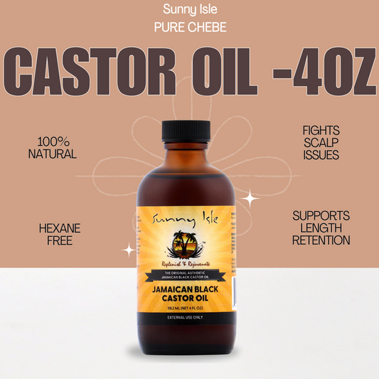 SUNNY ISLE - Jamaican Black Castor Oil – 4oz