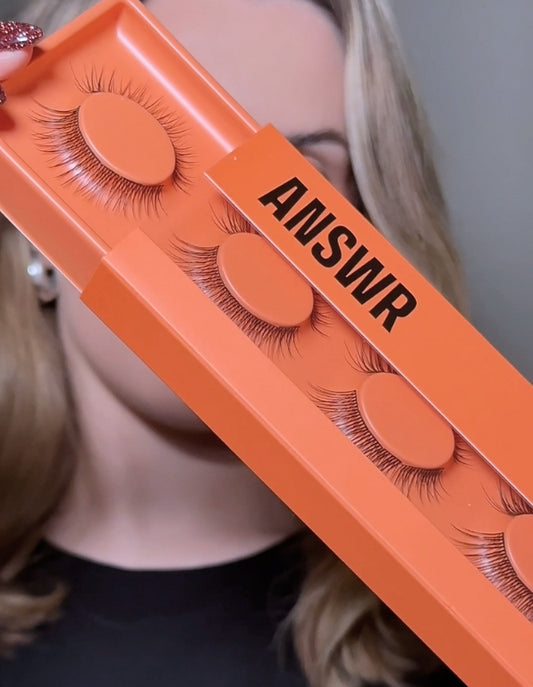 ANSWR At-Home Lash Extensions ( MEDIUM ) 4 Sets (One-Month Supply)