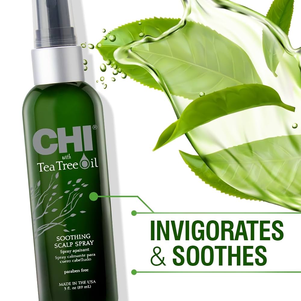 TEA TREE OIL SOOTHING SCALP SPRAY 3 Oz. 89 Ml