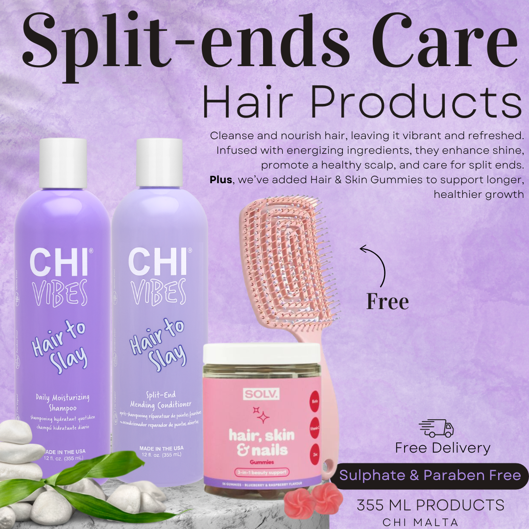CHI Split-Ends Care Vibes Set Solv + Free Brush