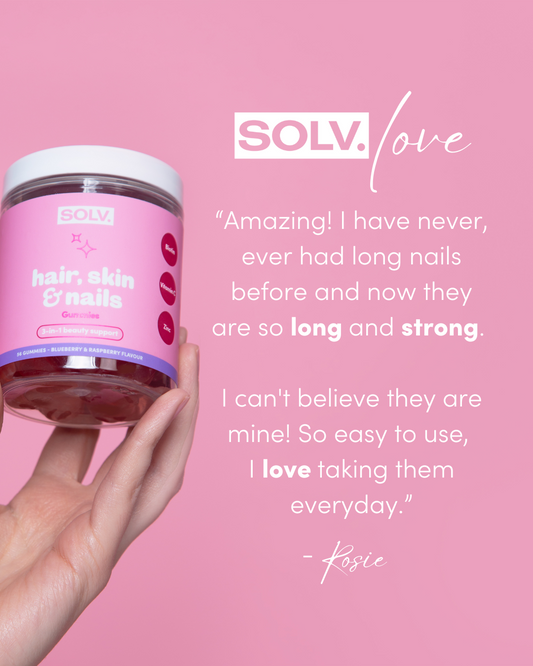01-SOLV. Hair, Skin & Nails Gummy (56 Pack)