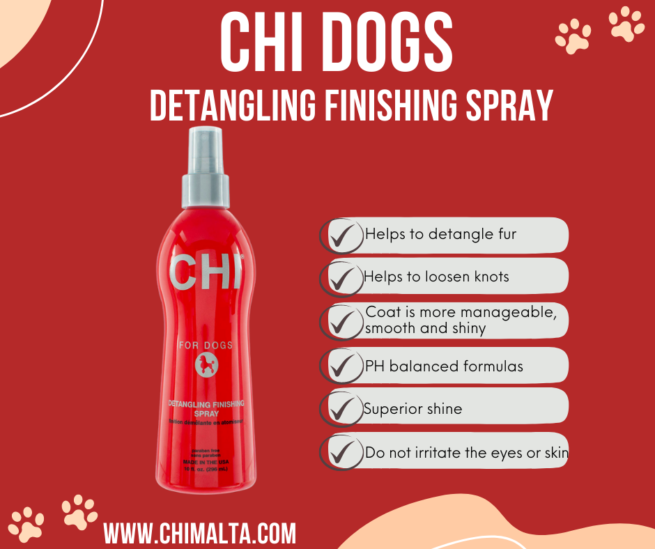 CHI PETS DOGS DETANGLING FINISHING 296ML image 0