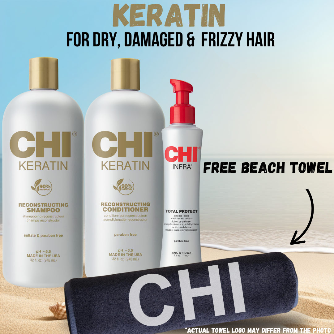 CHI Keratin + Free CHI Towel