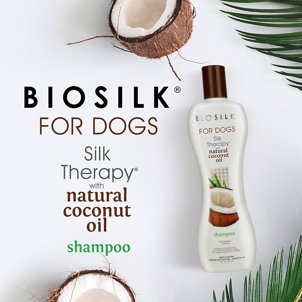 Biosilk Pets Coconut Oil Shampoo 355ml for dogs
