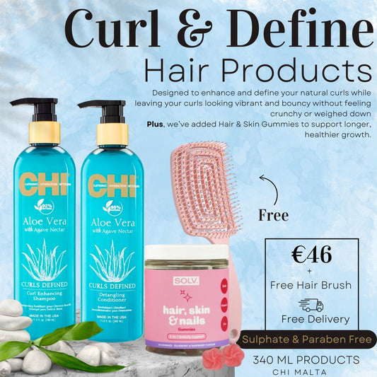 Curl & Define CHI Aloe Set + Free Brush image 0