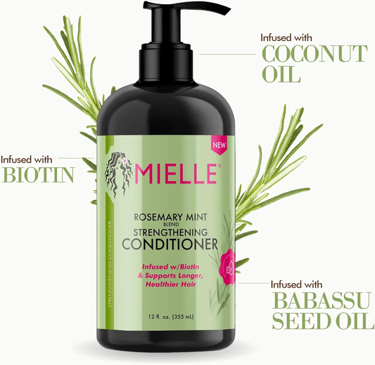 00-Mielle Organics Rosemary Mint Strengthening Conditioner with Biotin image 0