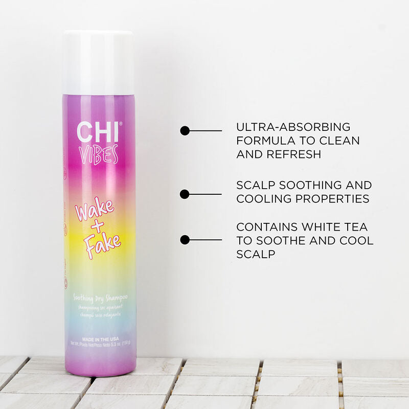 CHI VIBES WAKE + FAKE DRY SHAMPOO 5.3 OZ