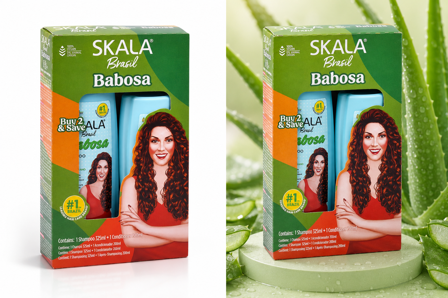 SKALA Crespo Divino Shampoo & Conditioner Kit 525 ml