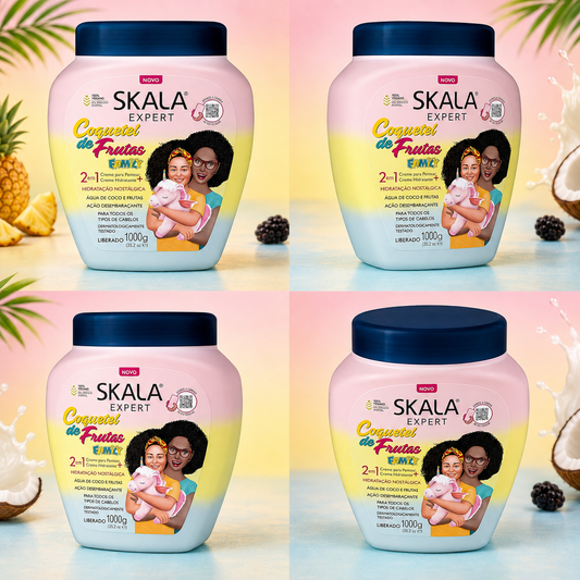 Skala Expert Coquetel de Frutas Family 2-in-1 Hair Treatment Cream 1000 g