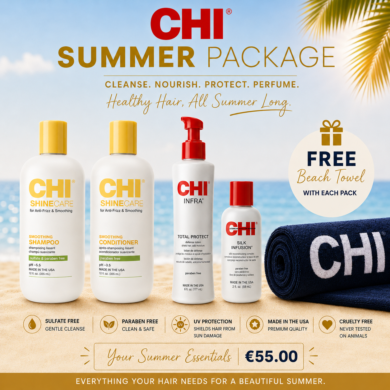 CHI Shine Care Summer Package