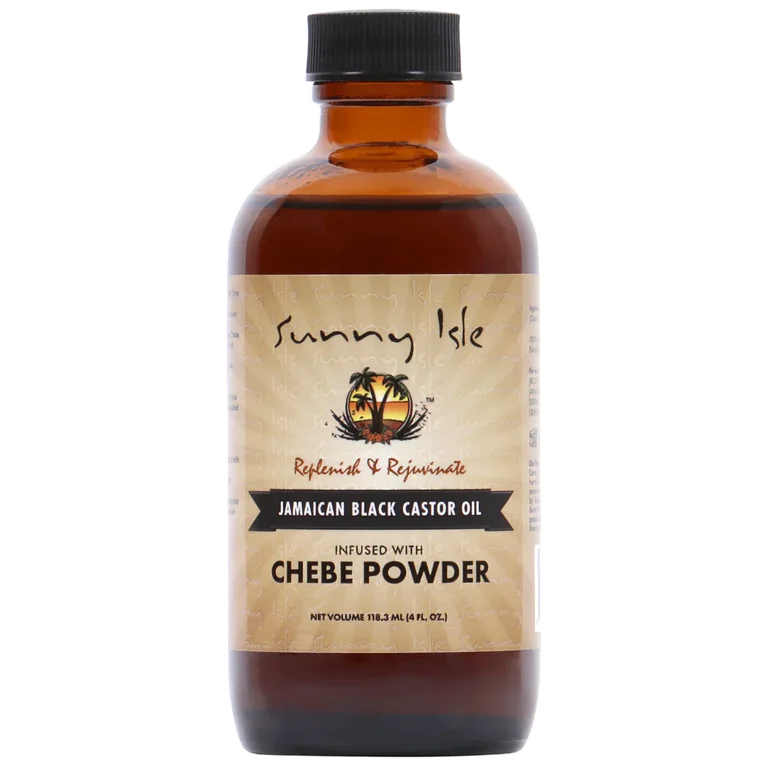 Sunny Isle Jamaican Black Castor Oil infused with Chebe Powder 4oz