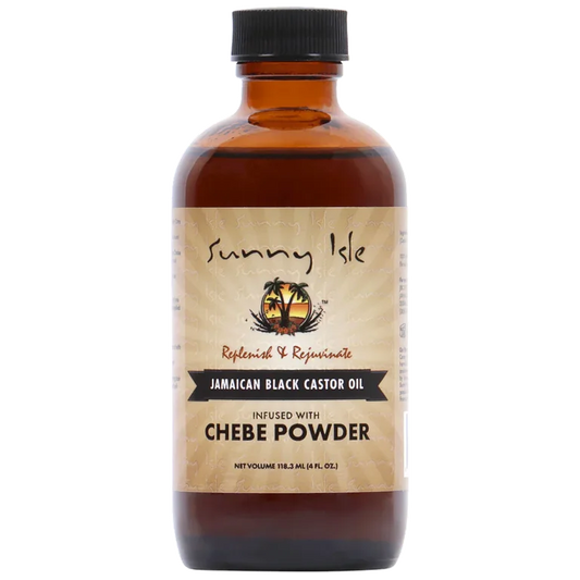 Sunny Isle Jamaican Black Castor Oil infused with Chebe Powder 4oz