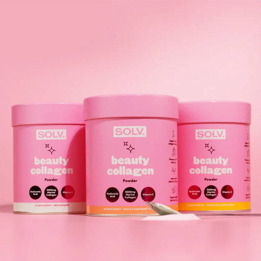 SOLV. - Collagen Powder- Peach & Raspberry 188g