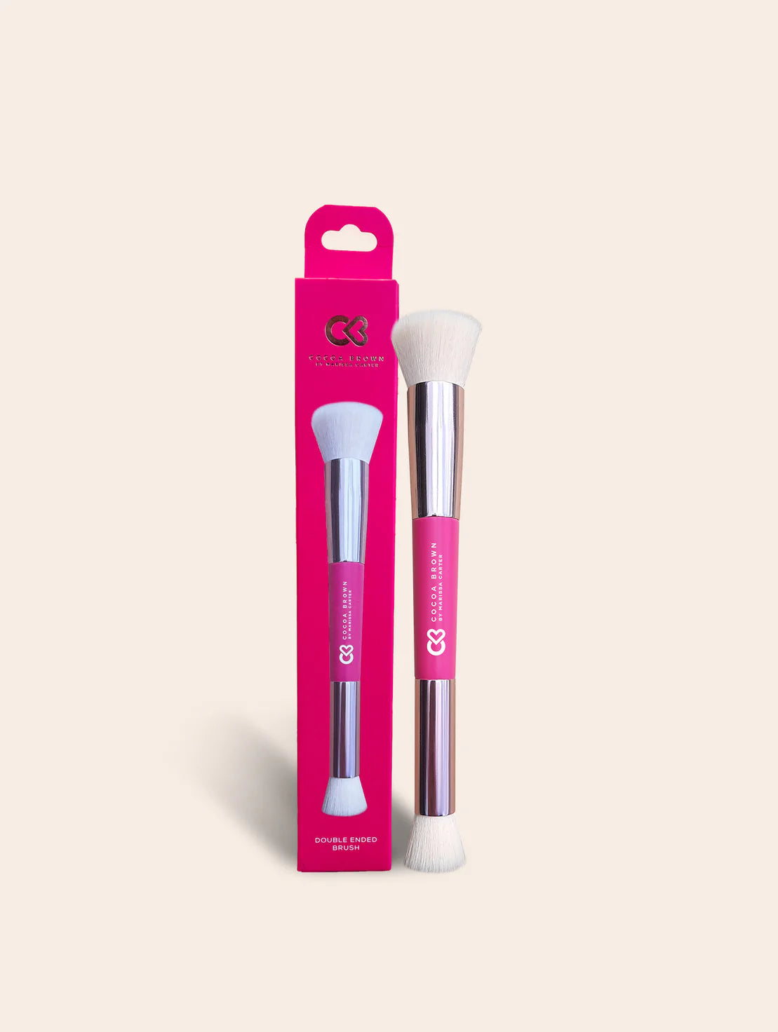 COCOA BROWN DOUBLE ENDED BRUSH