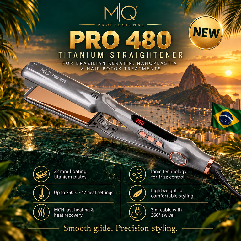 MQ HAIR PRO 480 TITANIUM HAIR STRAIGHTENER