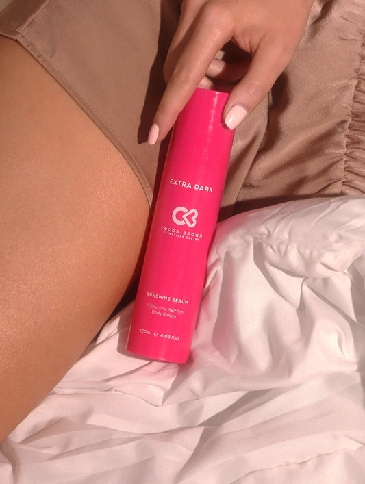 COCOA BROWN SUNSHINE SERUM HYALOURONIC SELF TAN BODY SERUM EXTRA DARK