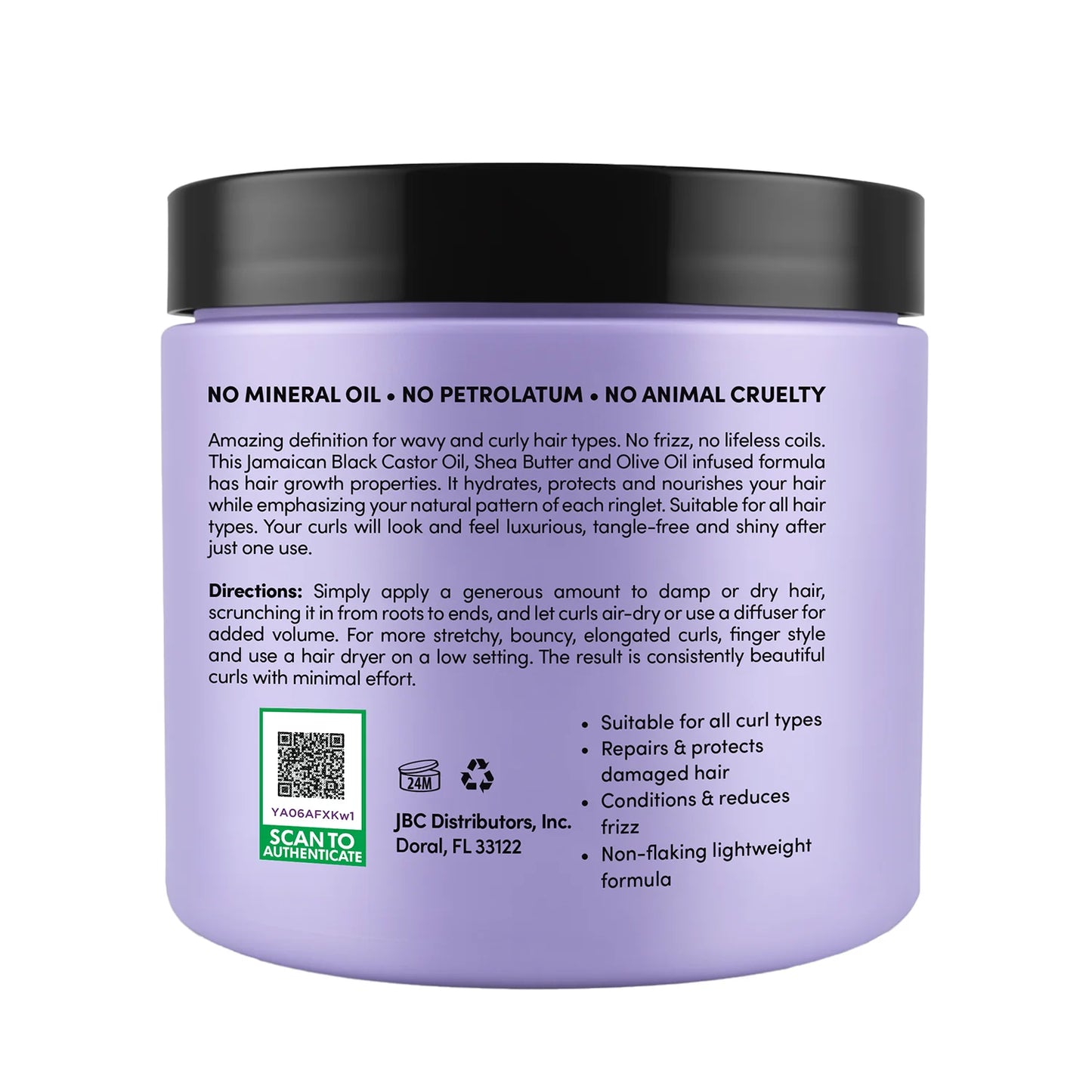 Sunny Isle Curly Girl Friendly Defining Curl Creme 16oz