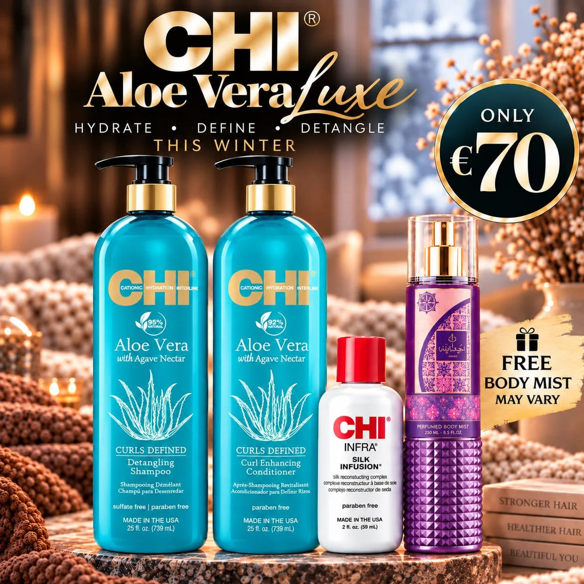CHI Aloe Vera LUXE Curl Set
