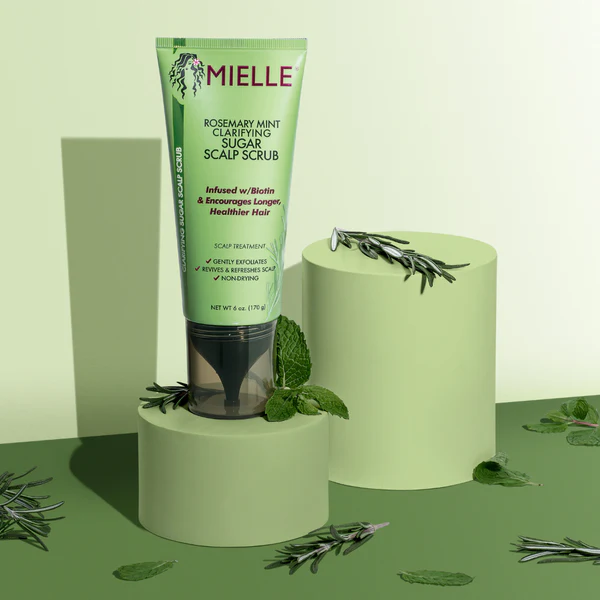 001-Mielle Organics Rosemary Mint Clarifying Sugar Scalp Scrub 6oz image 0