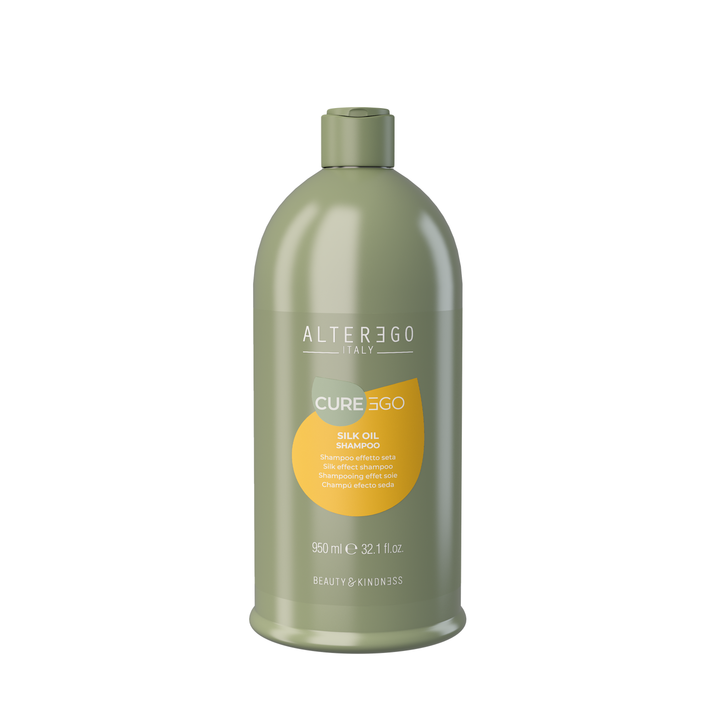 SILK OIL SHAMPOO 950ML - CURE-EGO image 0