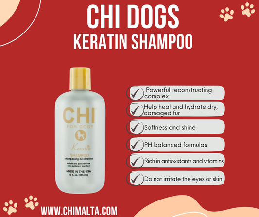 01CHI KERATIN  PETS SHAMPOO 355ml image 0