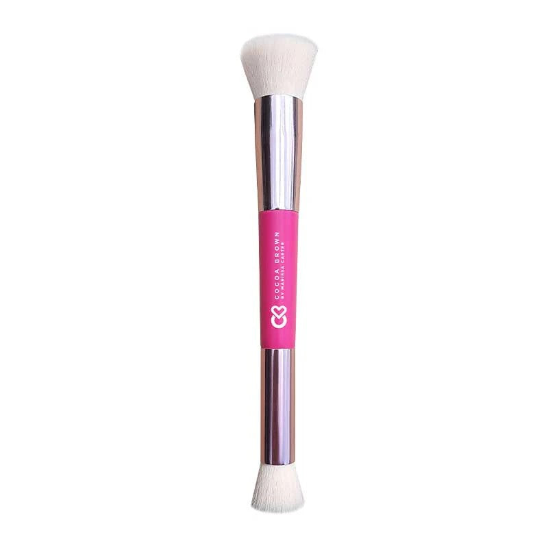 COCOA BROWN DOUBLE ENDED BRUSH image 0