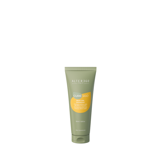 SILK OIL SHAMPOO 50 ML - CURE-EGO image 0