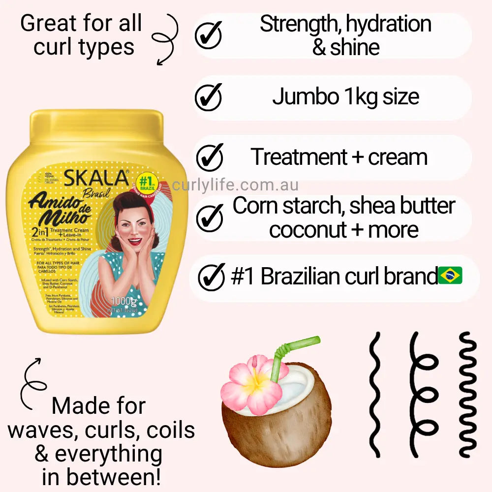 Skala Amido de Milho Treatment – 1000g