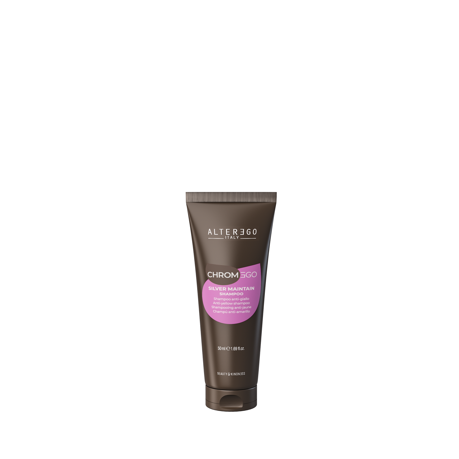 SILVER MAINTAIN SHAMPOO 50ML- CHROM-EGO image 0