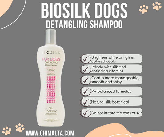 Biosilk Pets Detangling Shampoo 355Ml for dogs