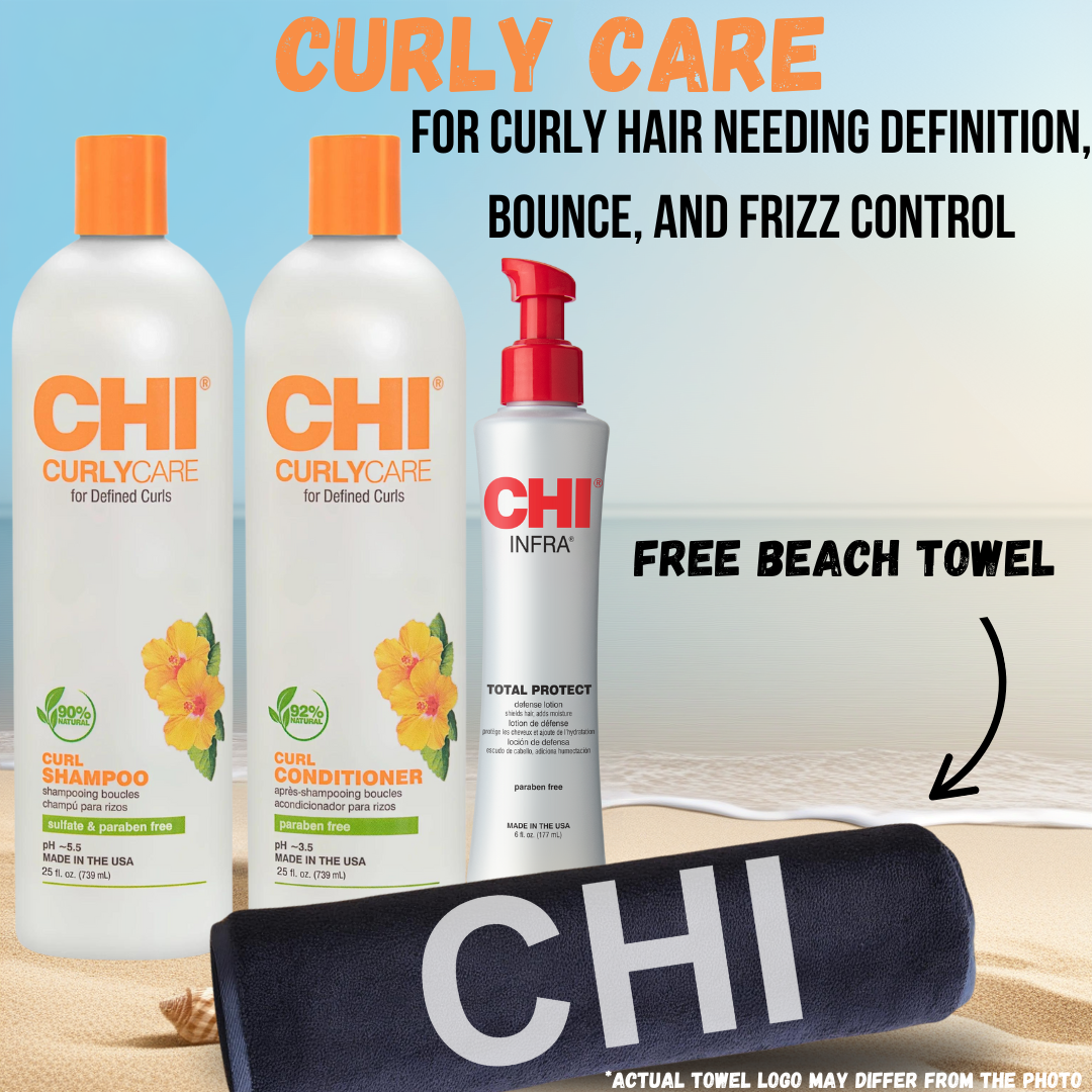 CHI Curly Care + Free CHI Towel