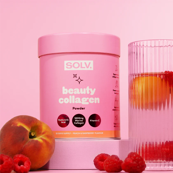 SOLV. - Collagen Powder- Peach & Raspberry 188g