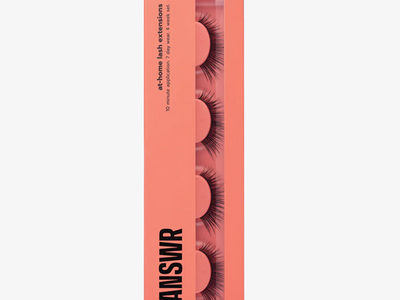 ANSWR At-Home Lash Extensions ( MEDIUM ) 4 Sets (One-Month Supply)