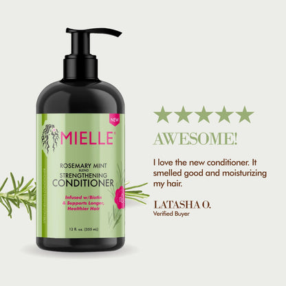 MIELLE Organics Rosemary Mint Strengthening Conditioner 355ml