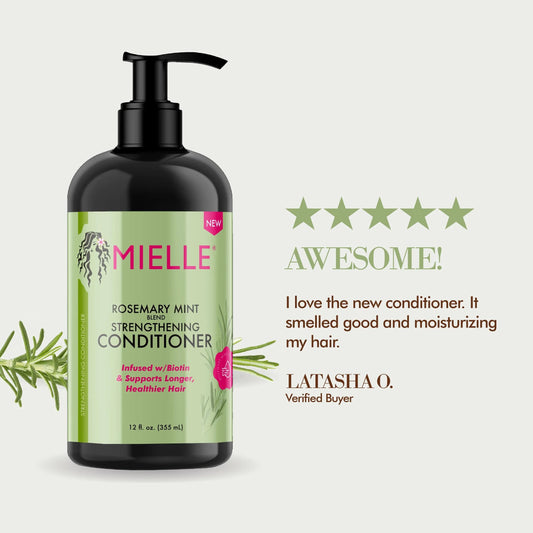 MIELLE Organics Rosemary Mint Strengthening Conditioner 355ml