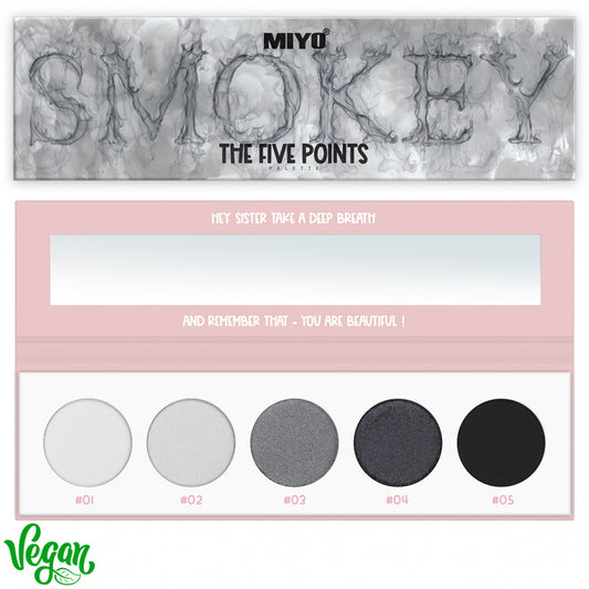 MIYO  04-5 Point Palette eyeshadows Smokey image 0