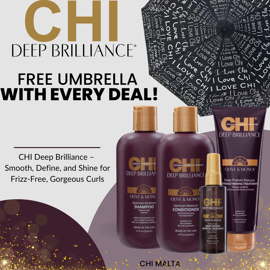 CHI Deep Brilliance 4 Products + Free Umbrella