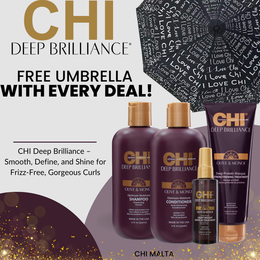 CHI Deep Brilliance 4 Products + Free Umbrella