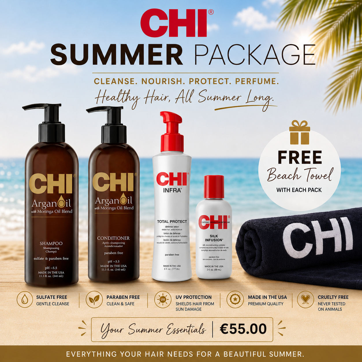 CHI Argan Oil Summer Package